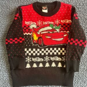 Disney Cars Lightning McQueen Christmas
Pullover Sweater 5T